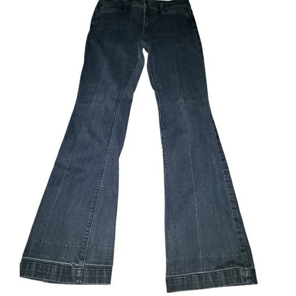 WHBM The Skinny Wide Leg Jean- 6 - Picture 4 of 4